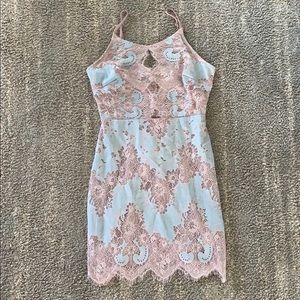 Purple and Blue Dress